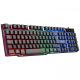 Everest KB-188 Borealis Rainbow RGB Billentyűzet Black HU