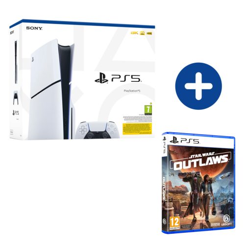 PlayStation®5 konzol (lemezolvasóval) (PS5 Slim) + Star Wars: Outlaws játékszoftver