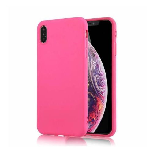 Basic ultra vékony, 1 mm vastag, puha tok, pink, ajándék díszdobozban! iPhone 11 Pro