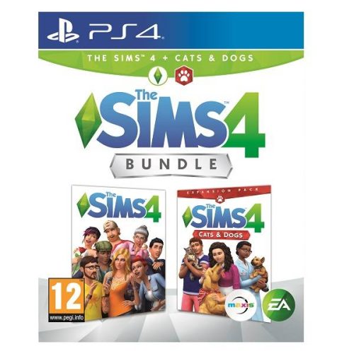 The Sims 4 Alapjáték és Cats and Dogs kiegészítő PS4 (használt,karcmentes)