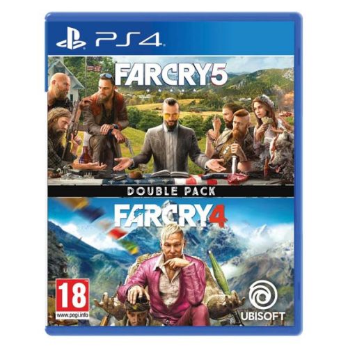 Far Cry 5 + Far Cry 4 PS4 (használt,karcmentes)