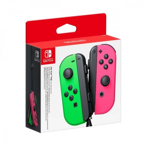 Nintendo Switch Joy-Con Kontroller Neon Zöld és Pink (használt, 1 hónap jótállás)