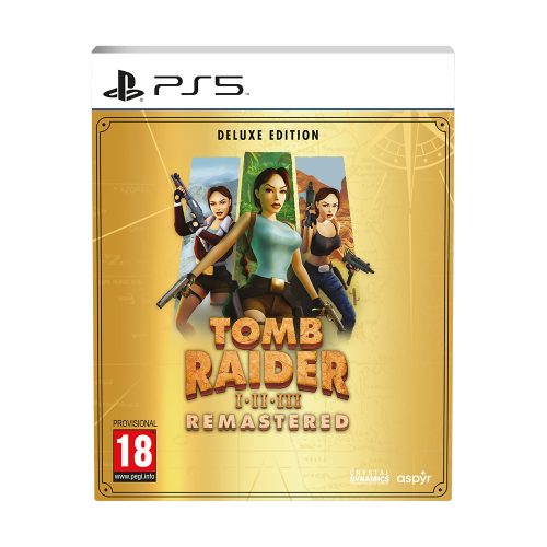 Tomb Raider I-III Remastered Starring Lara Croft Deluxe Edition PS5 (magyar felirattal!)