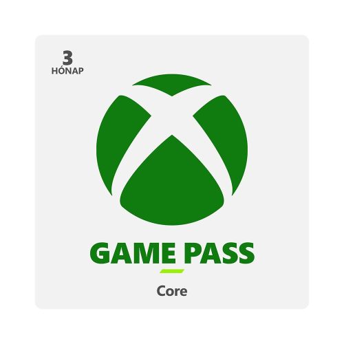 3 hónapos Xbox Game Pass Core előfizetés DIGITÁLIS KÓD (e-mailben is kérhető!) 3D5-00029