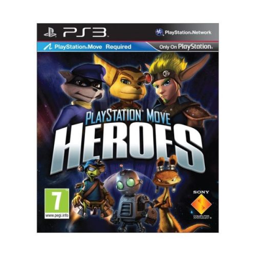 Playstation Move Heroes (promó lemez, CD tokban) PS3 (használt, move szükséges, karcmentes)