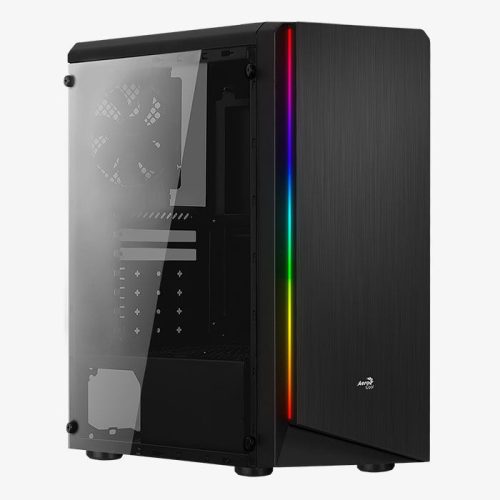 Aerocool Rift RGB Window Black számítógépház