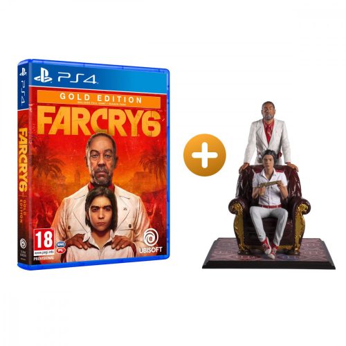 Far Cry 6 Gold Edition + Lions of Yara szobor PS4
