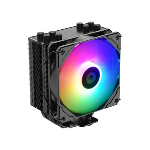 ID-Cooling CPU Cooler - SE-224-XTS ARGB (28.9dB; max. 118,93 m3/h; 4pin csatlakozó, 4 db heatpipe, 12cm, PWM, A-RGB LED) hűtő