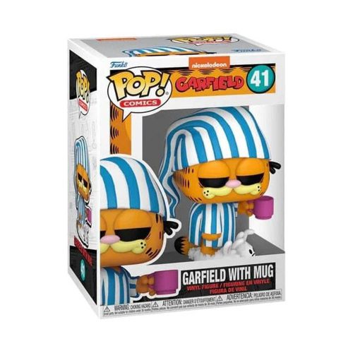 Funko POP! TV: Garfield - Garfield bögrével pizsamában figura #41