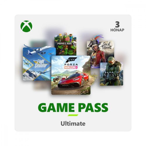 3 Hónapos Xbox Game Pass Ultimate előfizetés DIGITÁLIS KÓD (e-mailben is kérhető!) QHX-00006