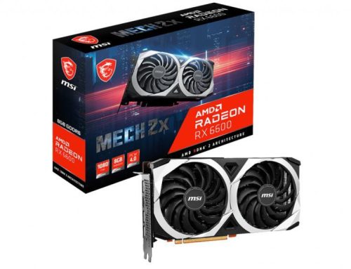 MSI Radeon RX 6600 MECH 2X 8GB GDDR6 OC videókártya (használt, tesztelt, 6 hó jótállás)