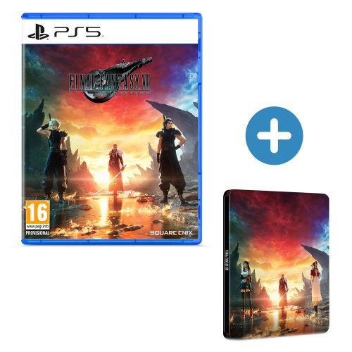 Final Fantasy VII Rebirth PS5 + Fémtok (steelbook)