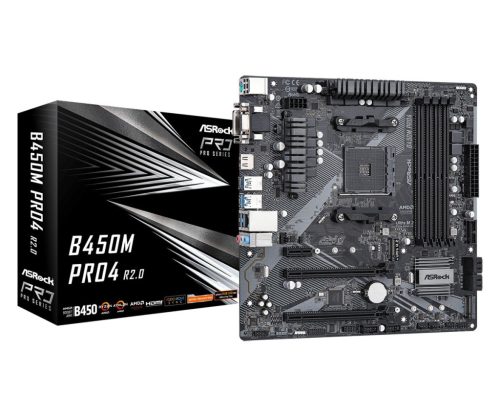 ASRock B450M PRO4 R2.0 alaplap