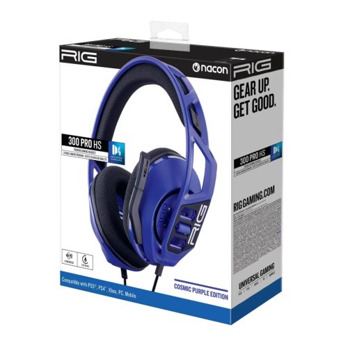 Nacon RIG 300PRO HS Premier Gaming Headset PS4/PS5/Xbox/PC/Mobil - Cosmic Purple Edition