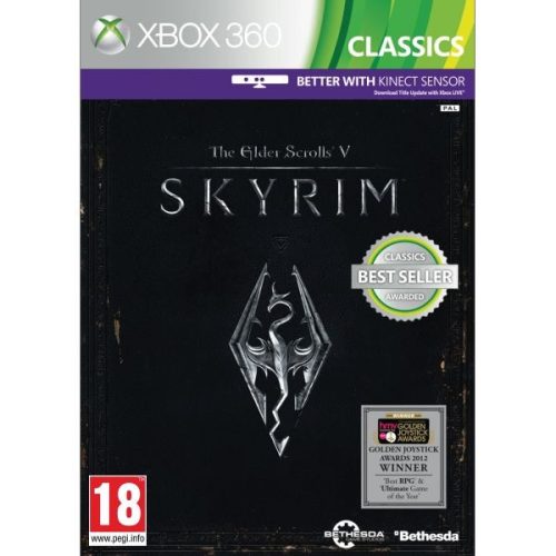 The Elder Scrolls V Skyrim Xbox 360 (Német,használt, karcmentes)