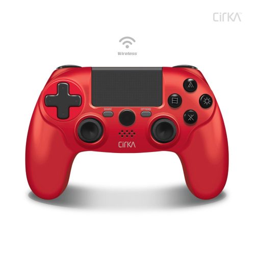 Hyperkin Cirka NuForce vezeték nélküli kontroller PS4/PC  - Piros (M07526-RD)