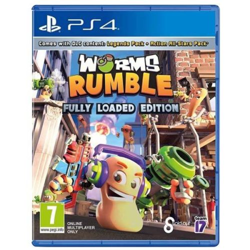 Worms Rumble PS4 (Csak Online Multiplayert tartalmaz!,használt,karcmentes)