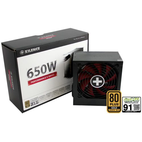 Xilence 650W 80+ Gold Performance X Series tápegység