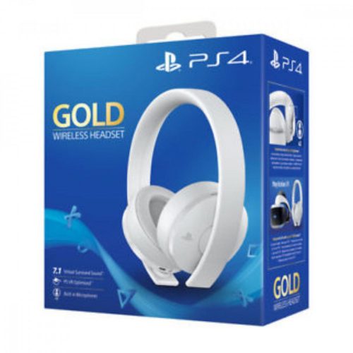 Sony Gold Wireless Headset (7-1 Virtual Surround) PS4 (fehér)