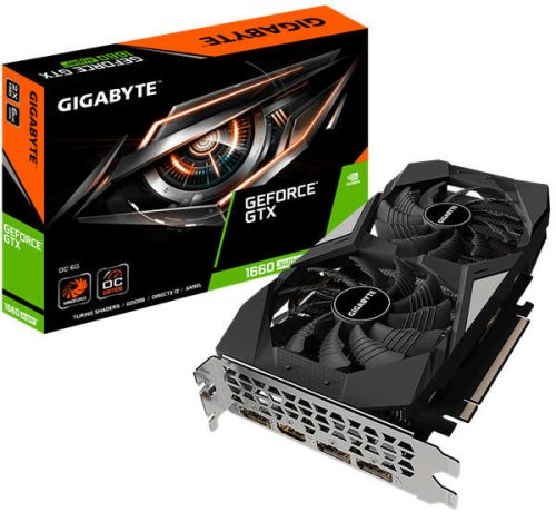 Gigabyte GTX 1660 SUPER OC 6G GV-N166SOC-6GD videókártya (használt, 6 hó jótállás)