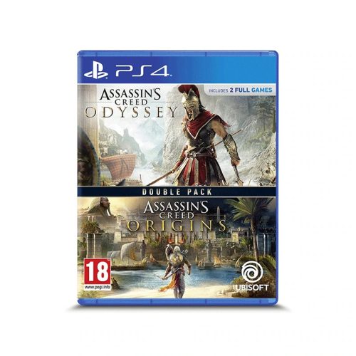 Assassins Creed Odyssey + Origins PS4 (használt, karcmentes)