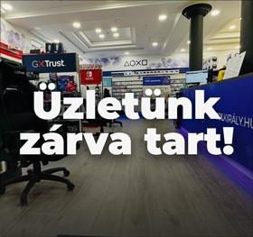 Üzletünk zárva tart! 